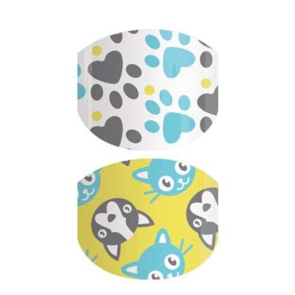 Jamberry Nail Wraps - Raining Cats & Dogs Junior